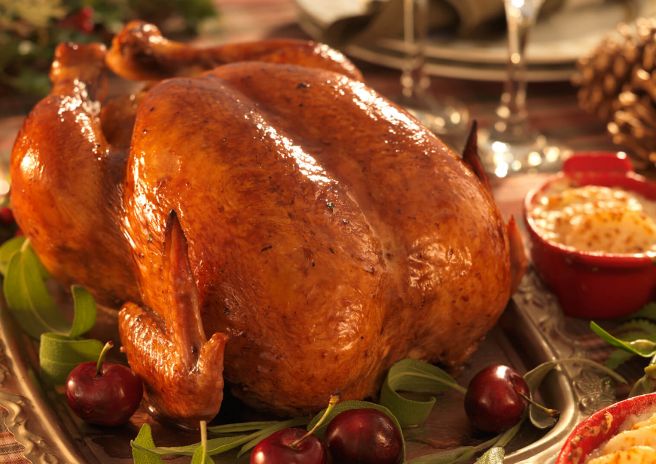 Chester Assado Clássico com Batatas Gratinadas ao Forno