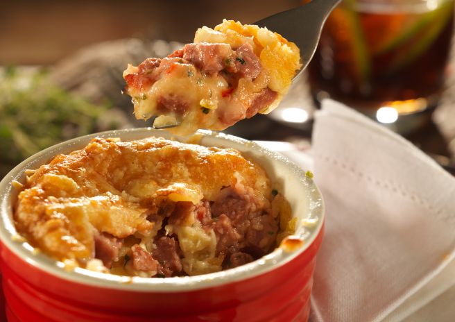 Escondidinho com Linguiça Calabresa