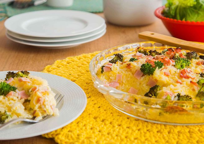 Arroz de Forno com Presunto 