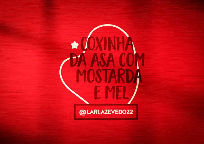 Coxinha da asa com mostarda e mel