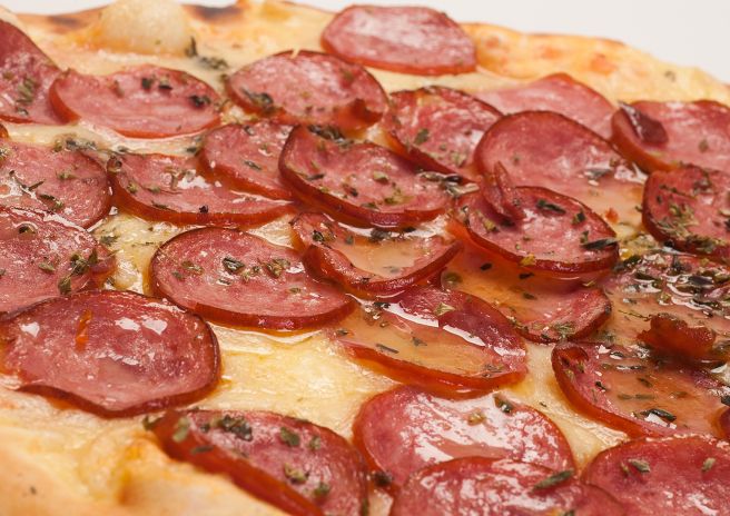 Pizza Calabresa ao Creme