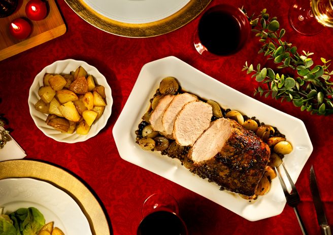 Lombo na Cerveja com Pimenta-Verde