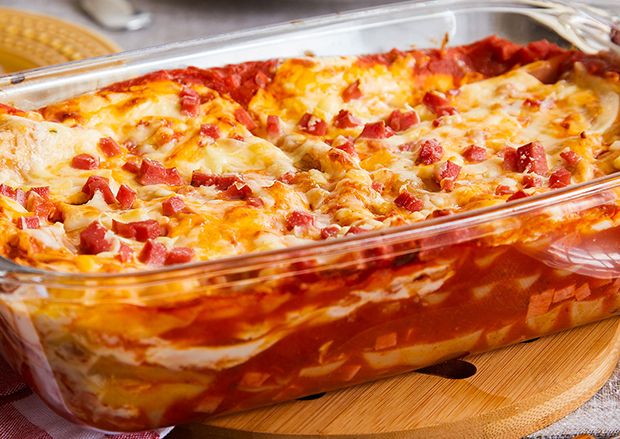 Lasanha de Mortadela Ouro