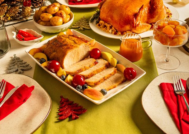 Lombo com Geleia de Damasco Apimentada